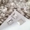 Rhinestones Blancos de Espalda Puntiaguda para Uñas, Deslumbrantes Rhinestones de Vidrio Blancos Transparentes Gruesos Cuadrados Irregulares con Forma de Corazón en Forma de Caramelo de Roca para Decoración de Uñas