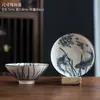Taza cónica de porcelana azul y blanca con decoración bajo vidriado, cuenco de té vintage, taza individual, taza de té para el hogar, precio especial al por mayor