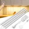 Tira de LED de Luz Dura para Sensor de Partición de 12V Luz para Gabinete Sensor de Barrido de Mano Atenuación Táctil Luz para Armario Estantería No Requiere Taladro