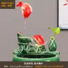Ornamentos Automáticos para Aquário com Água Corrente Peixe Bacia Fonte Cascata Interna Casa Cerâmica Filtro de Água Circulante Dispositivo de Água Corrente Outros