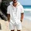 2026 Verão Cross-Amazon Conjunto Esportivo 3D Masculino Camiseta de Manga Curta Shorts Casuais Conjunto de Duas Peças