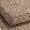 Cesta de Almacenamiento Tejida de Paja y Algas Marinas para el Festival del Bote del Dragón Caja Organizadora de Almacenamiento Almacenamiento de Cosméticos Almacenamiento de Escritorio Almacenamiento Cubierto