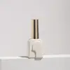 Botella de Esmalte de Uñas de Venta Caliente de Fábrica Tapa Electroplateada UV con Pincel de Esmalte a Juego Botella Vacía de Esmalte de Uñas Beige