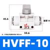 Componentes pneumáticos conector rápido válvula de mão válvula de tubulação tubo de gás Válvula de plástico de inserção rápida HVFF-6 8 10 12 14