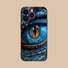 Adecuado para funda de teléfono móvil iPhone15 ojos de serpiente con sensor de choque