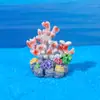 Medusas Transfronterizas Coral Artificial Plantas Acuáticas Playa Peces y Camarones Marinos Mini Escenario Paquete Micro Paisaje Construcción de Acuario
