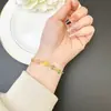 Nuevo Pulsera de Oro Arena de Vietnam Estilo Palacio Flor Gota de Aceite Pulsera de Paz Alegría Retro Marea Nacional Joyería de Alta Gama