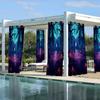 Cortina Ventana Pantalla Impermeable Exterior Comercio Exterior Transfronterizo Pabellón Moderno Amazon Transfronterizo Toldo Protector Solar Serie Bosque