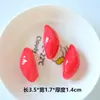 Resina de Simulação Brinquedos Comestíveis Legumes Pimenta Brócolis Raiz de Lótus Chaveiro DIY Pingente Charme Acessórios Materiais Norte-3