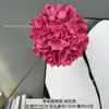 Hortênsia Artificial Redonda de Haste Única para Arranjo de Arco de Salão de Casamento, Material Floral de Decoração Suave Interna Simples para Sala de Estar Mesa de Jantar Flor Artificial