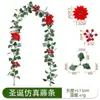Bestseller internacional: Decorações de Natal de videira de frutas vermelhas, videira artesanal, videira de decoração de Natal da Amazon