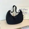 Bolso de mujer de gran capacidad, simple y elegante, estilo deportivo casual, bolso cruzado para estudiante, ligero, resistente al agua, tipo bolsa de albóndiga