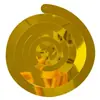 Decoração de Feriado Guirlanda Espiral Enfeites Pendurados Arranjo Colorido Cena de Festa de Aniversário Espiral Giratório Pendurado Decorações de Pet