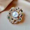 Nuevo Broche Decorativo de Aleación con Forma de Pétalo de Rosa, Accesorio de Cuello Vintage y Elegante Estilo Francés, Ramillete para Banquetes, Decoración Personalizada