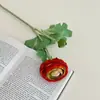 2 Cabezas de Loto Aterciopelado para Decoración del Hogar y Bodas, Flores de Peonía Artificiales de Alta Gama para Envío Transfronterizo