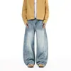 Ropa para Hombre Maple House / Colección Nueva Primavera 2026: Jeans Anchos de Corte Holgado para Hombre, Estilo Callejero Americano, Pantalones Casuales de Pierna Curva