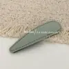 Pinza de BB de Color Aguacate con Puntada Sencilla, Pinza Geométrica Fresca de Verano para Mechones Laterales, Pasador para la Parte Posterior de la Cabeza
