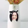Xu Jiaying Acrílico Branco Chaveiro Dupla Face Pingente de Mochila Suporte Mercadoria Estilo Igual TikTok