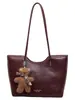 Bolsa Casual Simple de Gran Capacidad para el Trabajo al por Mayor para Mujer Nueva Moda Bolso Tote de Trabajo Versátil para el Hombro