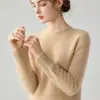 Camiseta base de punto para mujer, cuello redondo, corte ajustado, suéter de punto de manga larga para otoño e invierno, estilo básico simple, top versátil para usar en capas