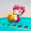 Venda quente material de adesivo de cola cremosa gatinho cabaça de açúcar bebê dragão mini pingente pingente de decoração de celular