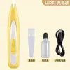Rectificador Eléctrico de Uñas para Mascotas Luz LED Cortauñas Cortauñas para Gato y Perro Afeitadora Manual Parcial para Patas Suministros para Mascotas