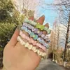 Cuerda para el pelo con lazo color Batido de Corazón de Niña Dulce Combinable para Todo Goma Elástica para el Pelo Accesorios para el Cabello Tocado