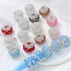 Cadena de Perlas Diamantes Bolas Pedrería de Alta Venta Resistente Cadena para Llavero Bolso Cadena de Accesorios para Llavero Bolso Fabricante Mayorista