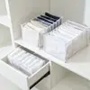 Caixa organizadora de roupas íntimas e lingerie, estilo gaveta, com divisórias para organizar calcinhas, sutiãs e meias, adequada para guarda-roupas