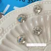 Nueva Lima de Manicura Joyería de Diamantes Lujo Accesible Super Brillante Cristal Rosa Luna Llena Cuadrado Grueso Decoración de Uñas Diamante Bola de Diamantes de Colores