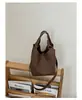 E-commerce Transfronteiriço Nova Bolsa Cesta de Legumes Portátil com Padrão de Lichia Moda Retrô Bolsa Balde para o Dia a Dia Bolsa de Ombro Transversal Feminina