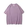 Transfronterizo Ag280G Pesado Suelto Oversize Moda Marca Versátil Estudiante Algodón Puro Cuello Redondo Manga Corta Camiseta Camisa Publicitaria