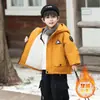 Ropa de Otoño e Invierno para Niños Parka Gruesa con Felpa 2026 Nueva Elegante Abrigo de Algodón de Invierno para Bebé Chaqueta Cálida con Capucha