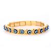 Pulsera elástica de acero inoxidable Ojo de Diablo para estudiantes jóvenes DIY Combinación libre Cadena de joyería de lujo ligero Estilo nuevo