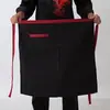 Delantal Corto de Medio Delantal para Camarera de Restaurante para Cocina Casera, Hotel, Restaurante, Delantal de Medio Bolsillo para Chef para Hombres