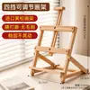 Caballete de Madera para Estudiantes de Arte, Caballete para Pintura al Óleo, Pizarra de Dibujo 4K, Soporte para Bocetos y Pintura, Soporte de Exhibición con Cajón