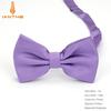 Gravata borboleta de cor sólida Gravata borboleta vermelha para homens Vestido formal de casamento Melhor homem Personalidade Casamento feminino britânico Laço de poliéster
