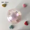 Bolo de Aniversário Bola Espelhada Decorativa Bola Transparente Bola Refletiva Prata Dourada Bola Fosca Colorida Enfeite Mesa de Sobremesa