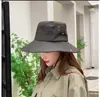 Sombrero de Sol para Senderismo al Aire Libre en Verano para Hombres y Mujeres, Secado Rápido, Sombrero de Vaquero Occidental Plegable, Sombrero de Pescador con Protección Solar, Circunferencia de Cabeza Grande