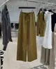 DestaqueVocê Usou 26 Novidades Primavera/Verão Conjunto de Colete de Linho Tencel Lavado com Areia e Calça Wide Leg Air
