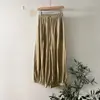 Pantalones de Verano Estilo Coreano Oufan Posición C Finos Frescos Plisados Estilo Linterna para Mujer Adelgazantes de Cintura Alta Casuales 11404