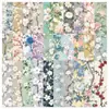 30 Marcapáginas de Flores, Tarjetas de Papel Creativas, Marcapáginas de Lectura, Carpetas Plegables Esenciales para Estudiantes con Estilo