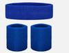 Esportes Headband pulso Bracer Set Jumper Running Badminton elástico respirável faixa antitranspirante alargada suor absorvendo cabelo pulseira Bracer