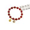 Pulsera de Cereza con Lazo Estilo Dulce y Femenino Más Vendida Diseño de Instagram Regalo para Mejor Amiga Novia