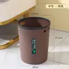 Lixeira Doméstica Sem Tampa com Anel de Fixação Tamanho Grande Sala de Estar Cozinha Vaso Sanitário Banheiro Espessada Cesto de Papel de Escritório Venda por Atacado