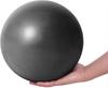Bola de pilates de 25 cm à prova de explosão, bola de ioga de pvc com superfície fosca e corpo de plástico, fonte de bola de palha, fabricante