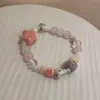Pulsera Arcoíris Veraniega Dopamina Fresca Colorida Nicho Estrella 2024 Nueva de Moda para Mejores Amigas Xiaohongshu