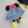 Chapéu de Pescador para Bebê Primavera e Outono Fofo Orelha Laço Chapéu de Sol para Meninas Chapéu de Cowboy Outono e Inverno Chapéu de Balde à Prova de Vento para Bebês
