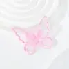 Etiqueta bordada de mariposa de dibujos animados original, pegatinas bordadas, accesorios para ropa, parche personalizado, accesorios para el cabello DIY, tocado