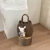 Bolsa Saco Versátil de Cor Sólida para Mulheres, Estilo Coreano, Bolsa de Ombro Único Transversal, Bolsa Simples Casual para o Dia a Dia